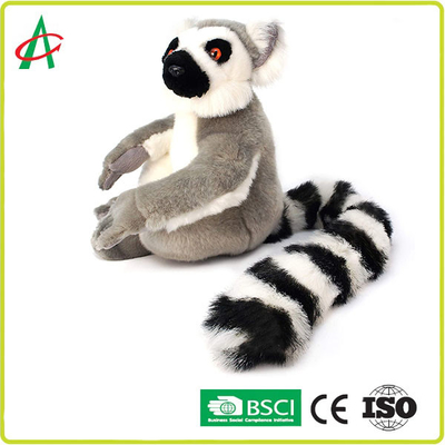10" sveglio nessun giocattolo della peluche delle lemure del Madagascar di irritazione