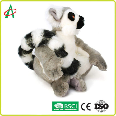 10" sveglio nessun giocattolo della peluche delle lemure del Madagascar di irritazione