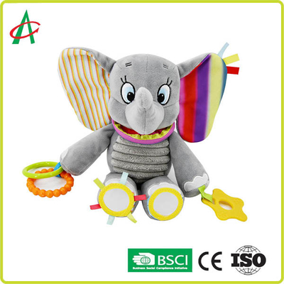 Animale farcito dell'elefante libero di BPA per la doccia di bambino