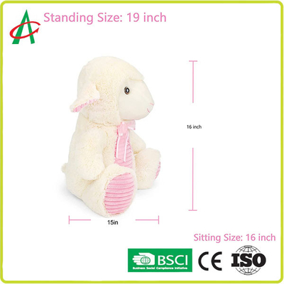 Nessun giocattolo della peluche delle pecore del velluto di PV del cotone di irritazione 20cm pp