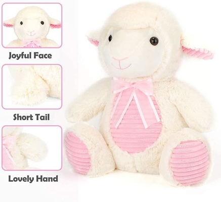 Nessun giocattolo della peluche delle pecore del velluto di PV del cotone di irritazione 20cm pp
